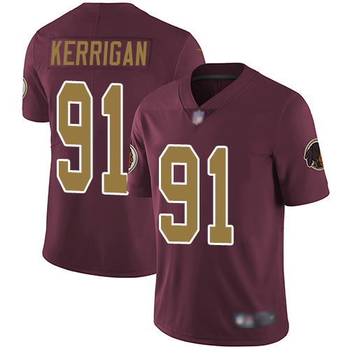 Washington Redskins Limited Burgundy Red Youth Ryan Kerrigan Alternate Jersey NFL Football #91 80th->youth nfl jersey->Youth Jersey